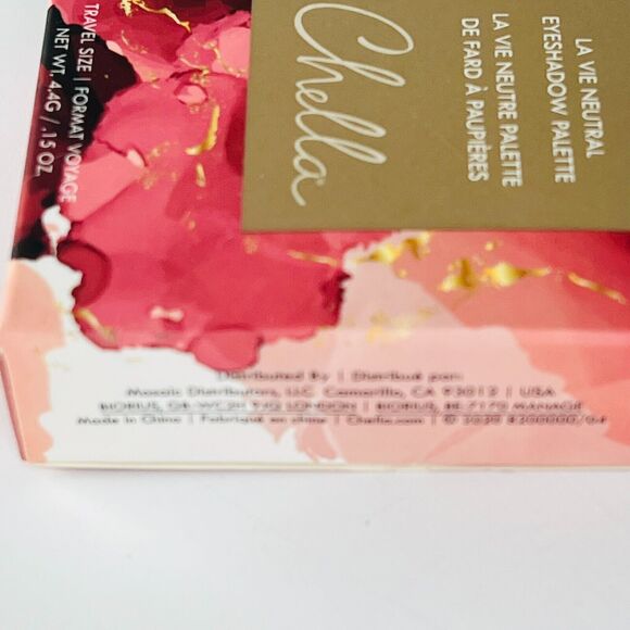 Chella La Vie Neutral Eyeshadow Quad Palette Neutral Metallic Matte 4.4g NIB - Picture 5 of 8